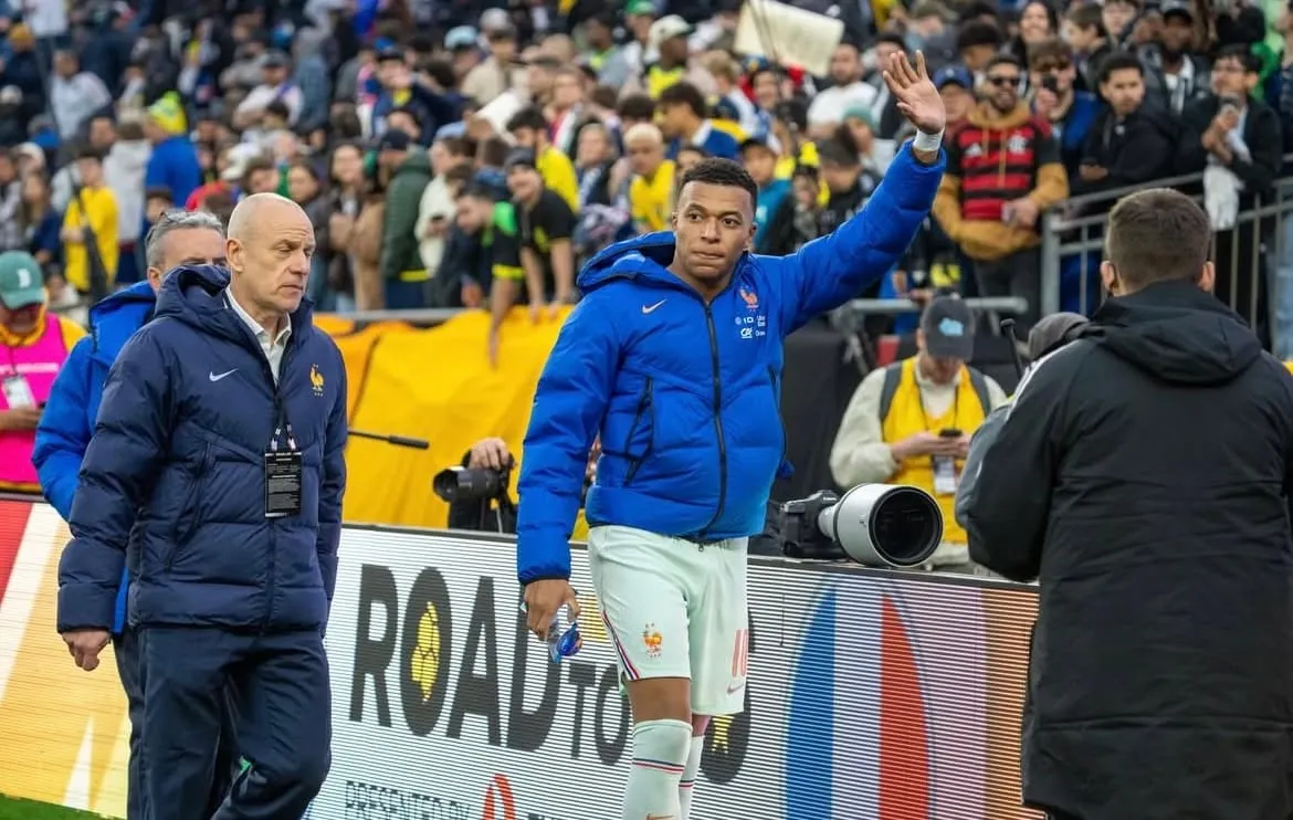 Mbappé abrió el camino a la victoria de Francia en el amistoso frente a Brasil en Massachusetts