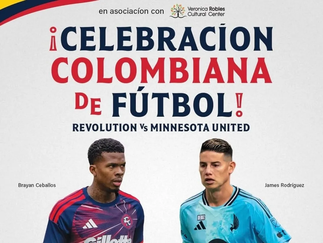 Con James Rodríguez en el Minnesota United FC, VROCC invita a la comunidad a la celebración colombiana en el partido vs. el Revolution