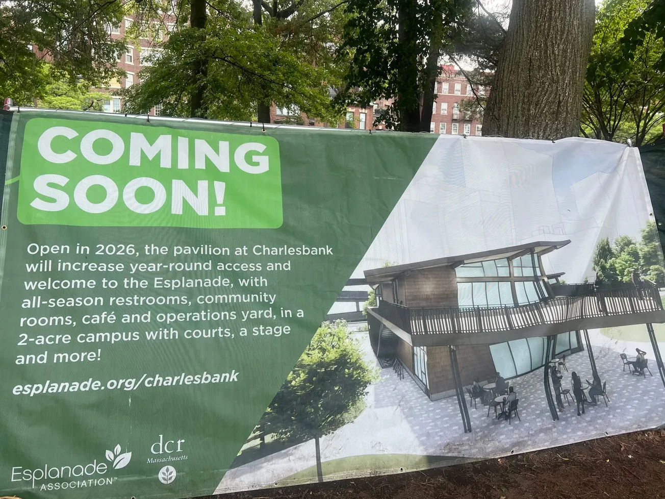 Abrirá este otoño en el Esplanade un pavilion con cafetería