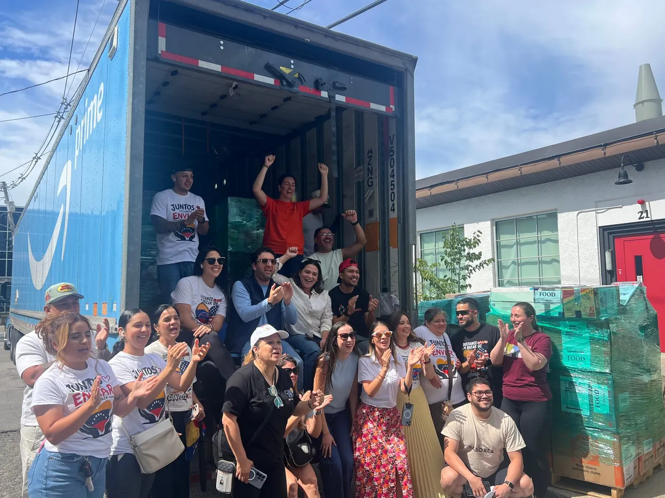 Desde Massachusetts, 42,000 libras de solidaridad viajan rumbo a Venezuela
