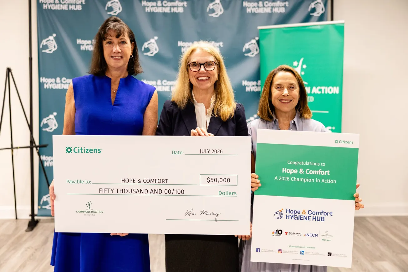 La única organización del país dedicada a la higiene esencial recibe grant de Citizens por ampliar el acceso en Massachusetts