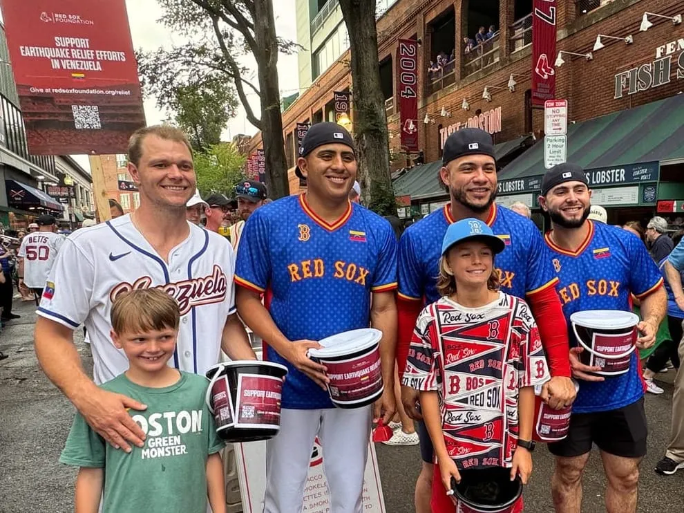 Los Red Sox mueven cielo y tierra para ayudar a Venezuela tras el terremoto