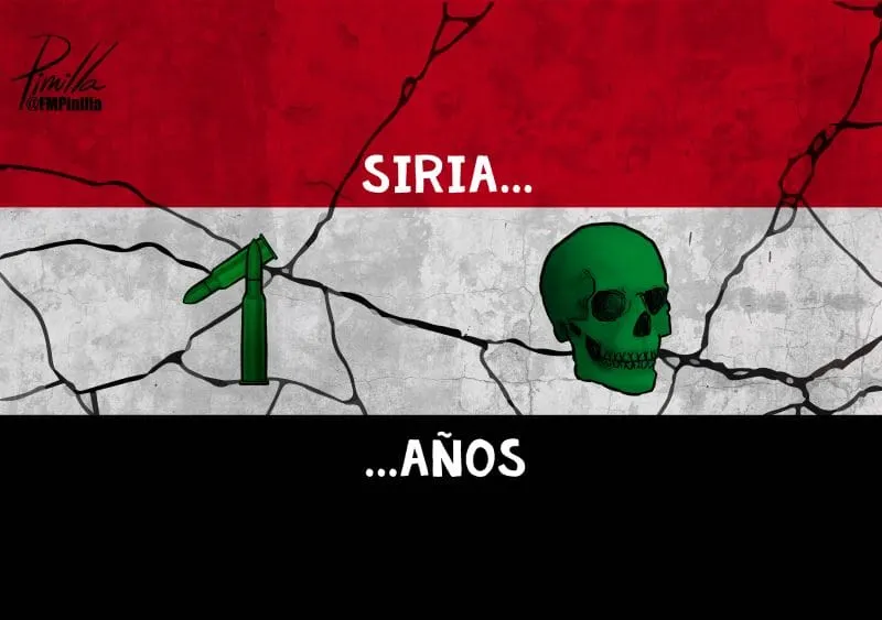 Caricatura | 10 años de guerra