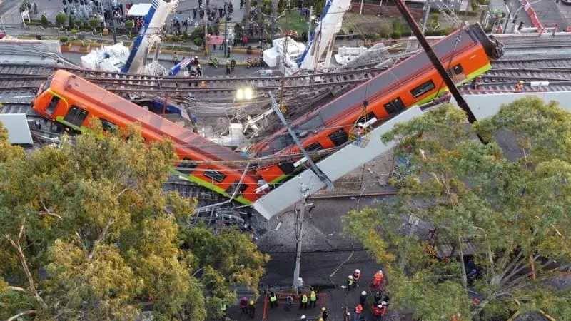Colapso de plataforma en el metro de Ciudad de México deja al menos 24 muertos