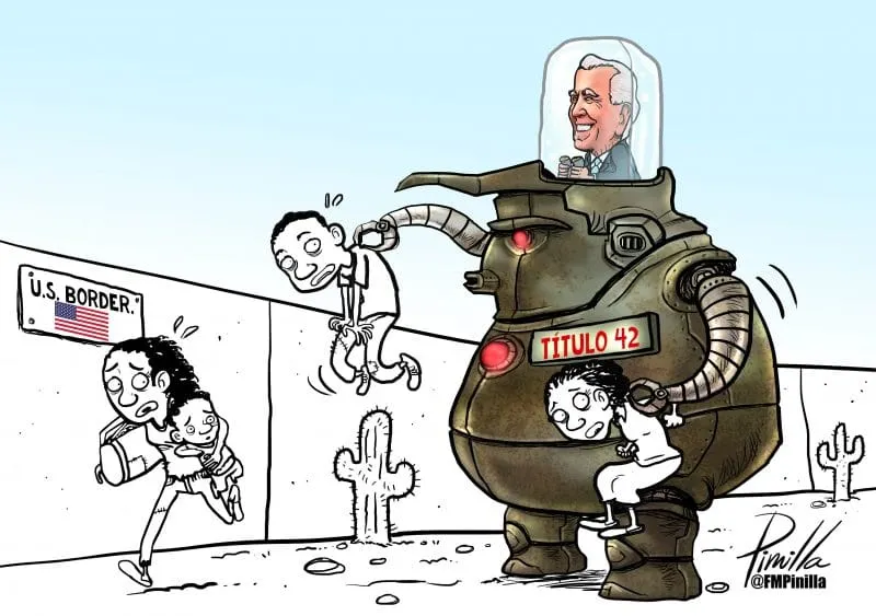 Caricatura | Biden y el Título 42