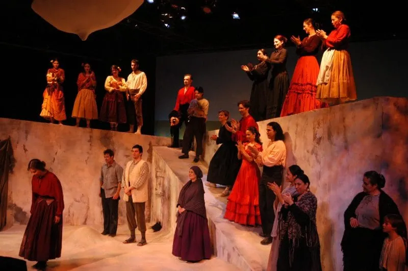 CULTURA. Puesta en escena de la obra teatral Yerma, de Federico García Lorca, por parte de GALA. | Foto de archivo: Efe/Eddie