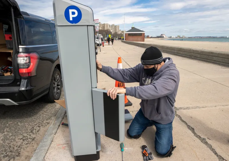 Revere removió los parquímetros del área de la playa