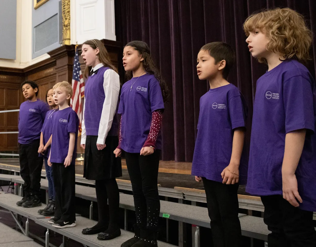 Coro de Verano de Nuevas Voces ofrece formación musical a niños de Boston en Brookline. Foto: Departamento de comunicaciones.