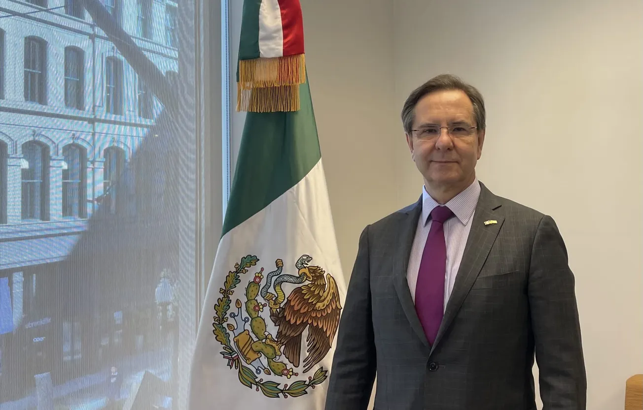 El Embajador de México, Esteban Moctezuma Barragán está de visita en Boston como parte de su política de trabajo para conocer
