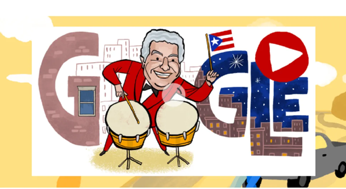 El percusionista Tito Puente es celebrado con un doodle de Google