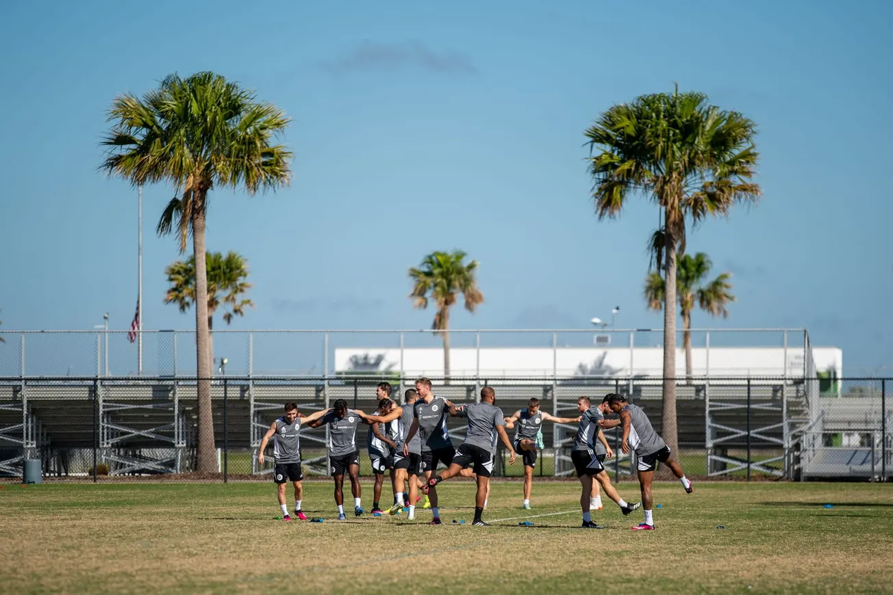 El Revolution ya está en Florida realizando sus entrenamientos de pretemporada.