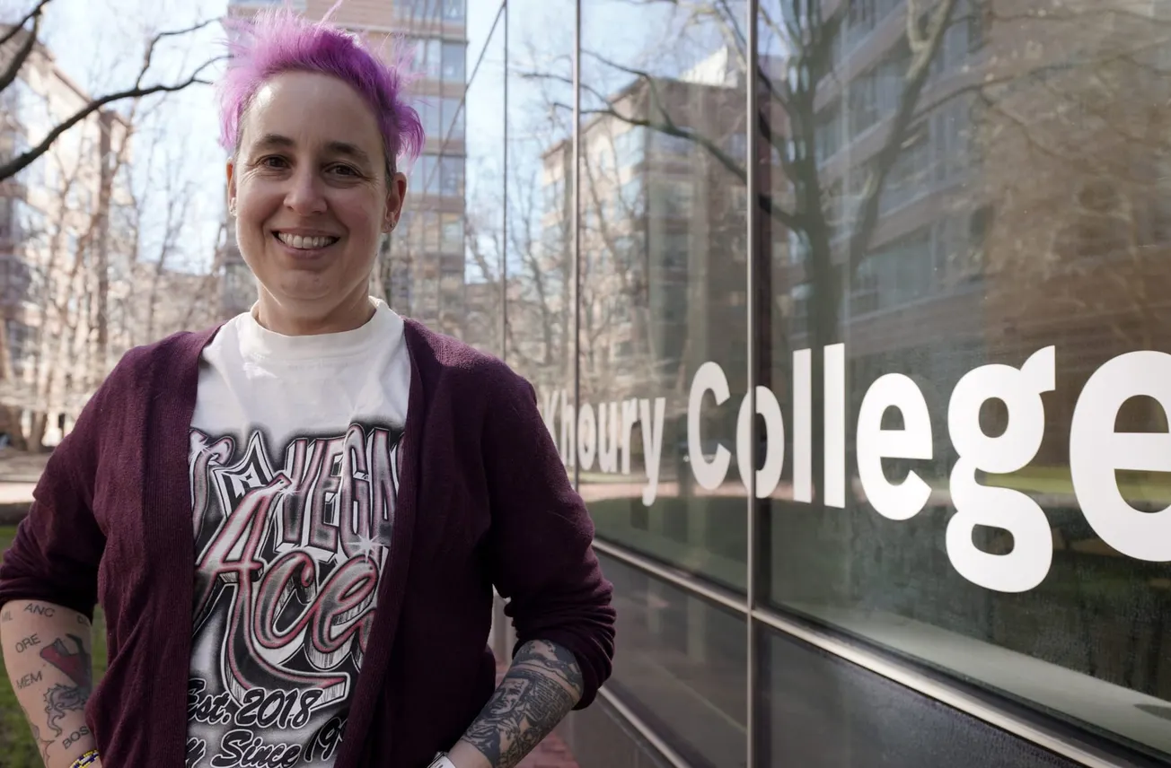 Laney Strange, que dirige el taller de codificación para mujeres en Northeastern Khoury College of Computer Sciences, dijo qu