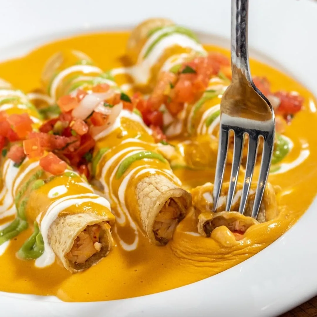 Enchiladas de Langosta en Pink Taco. Foto: @Pinktaco.