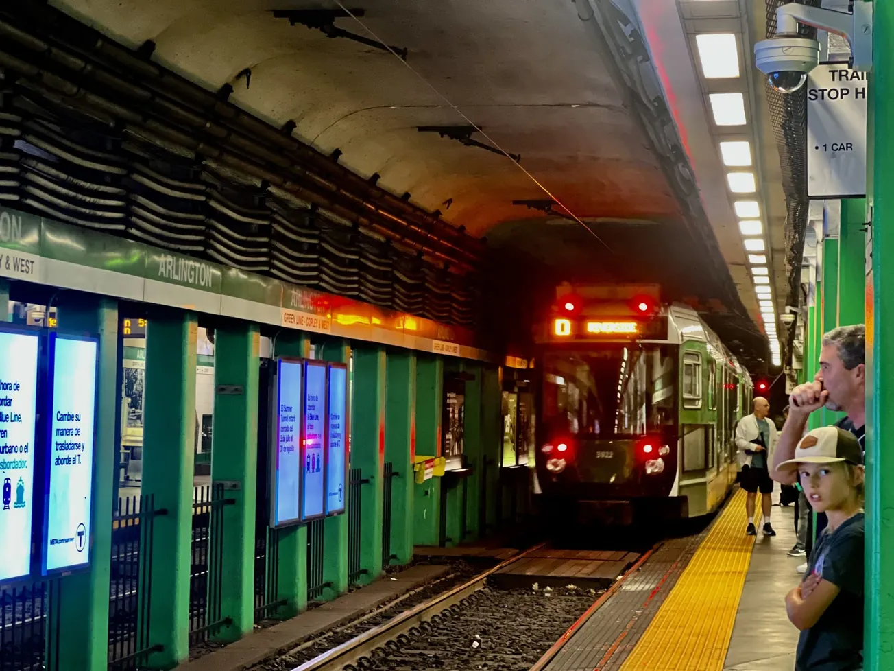 Línea Verde de la MBTA. Foto: Rosanna Marinelli.