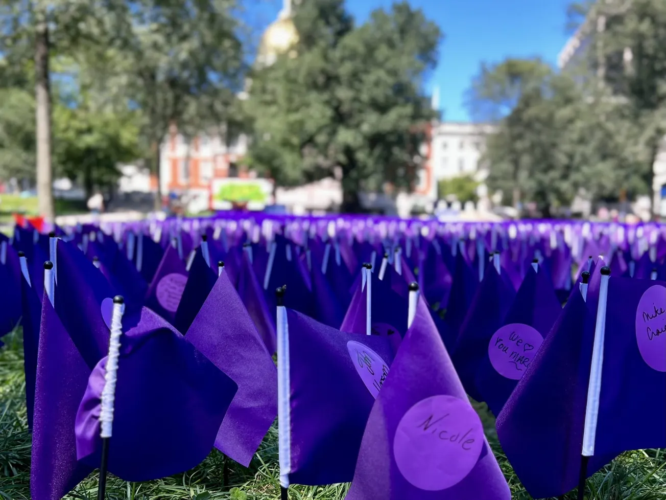 Día Internacional de Concientización sobre las Sobredosis en Massachusetts. Foto: Rosanna Marinelli.