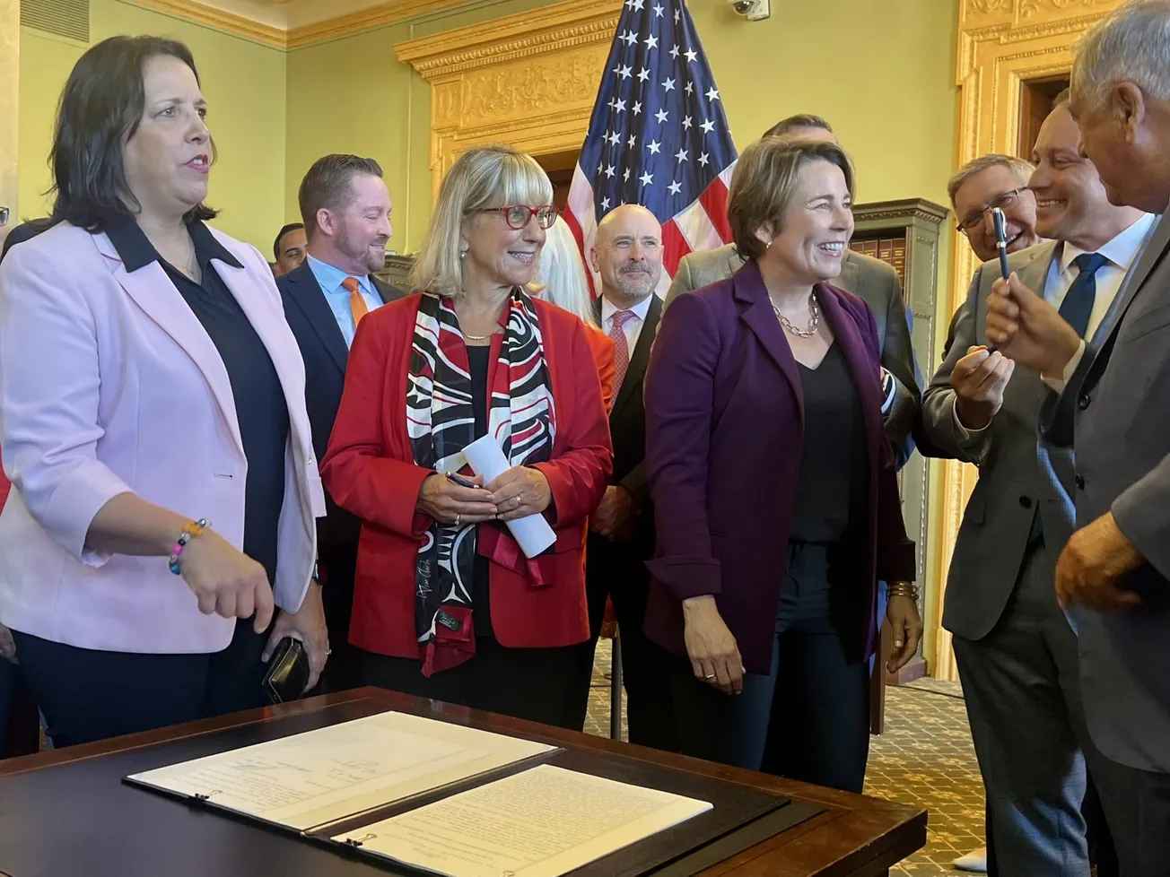 Massachusetts anuncia el primer recorte de impuestos en el estado después de dos décadas en el State House. Foto: Rosanna Mar