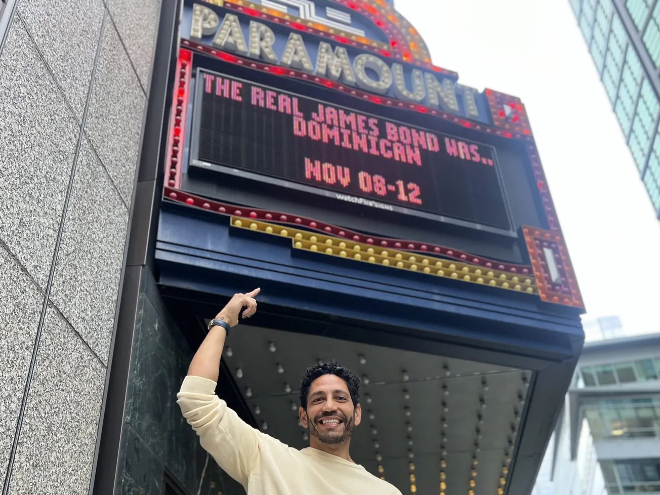 "The Real James Bond... Was Dominican") se presentará en Emerson Paramount Center del 8 al 12 de noviembre de 2023. Foto: Ros