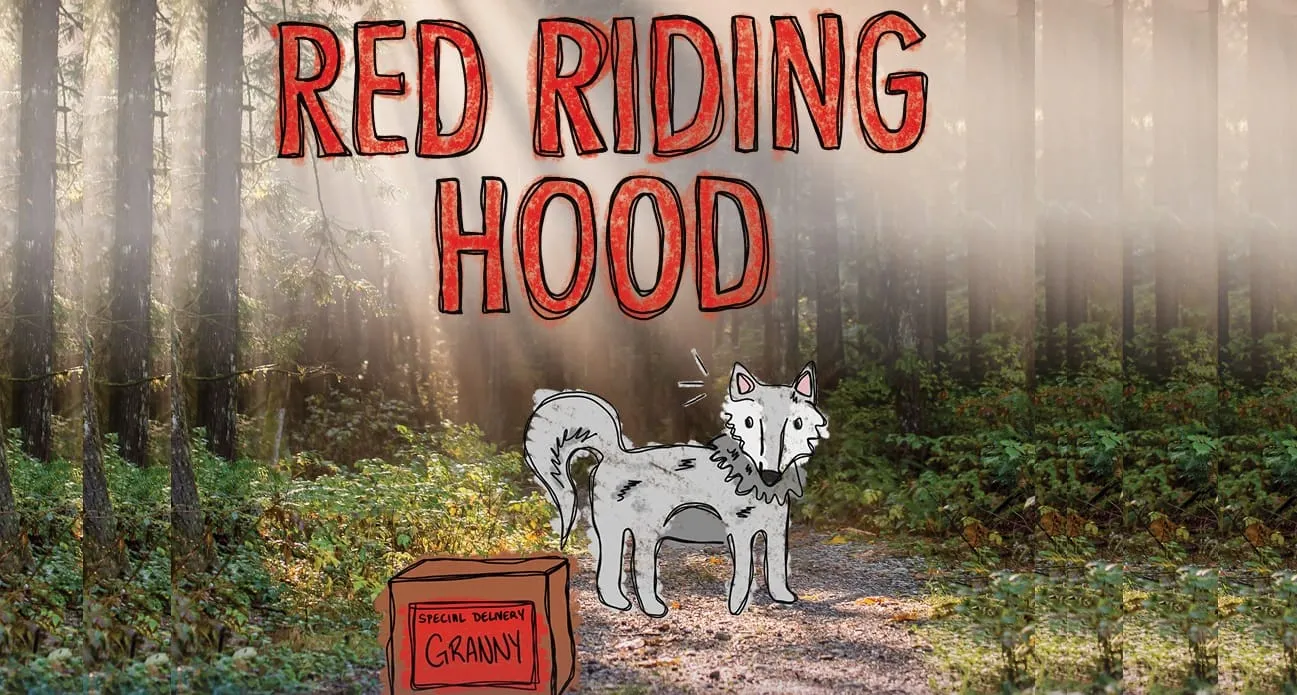 Disfruta de una adaptación divertida y sorprendente de “Red Riding Hood”