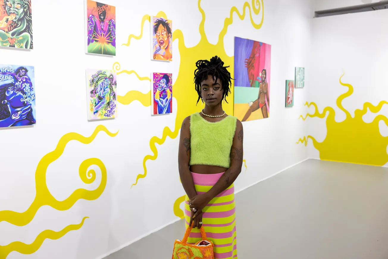 La artista de Boston Mithsuca Berry crea un espacio inspirado en la naturaleza en el ICA