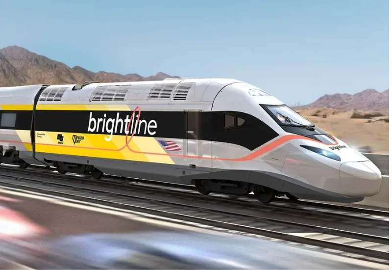 Tren de alta velocidad conectará Las Vegas con Los Ángeles en 2028