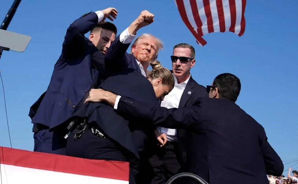 Donald Trump fue herido en un presunto atentado durante un acto de campaña