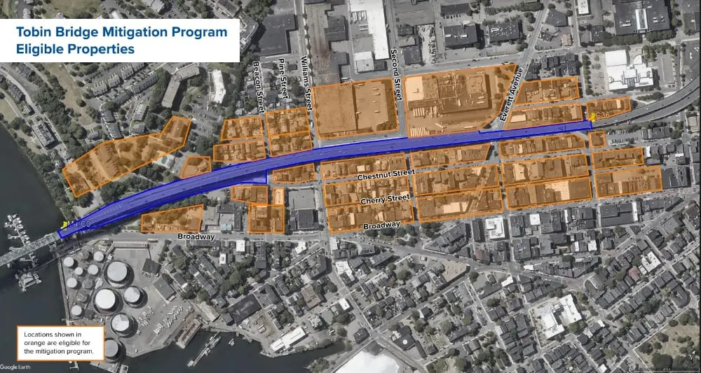 El MassDOT ofrece algunos artículos a las viviendas afectadas por las obras del Tobin Bridge