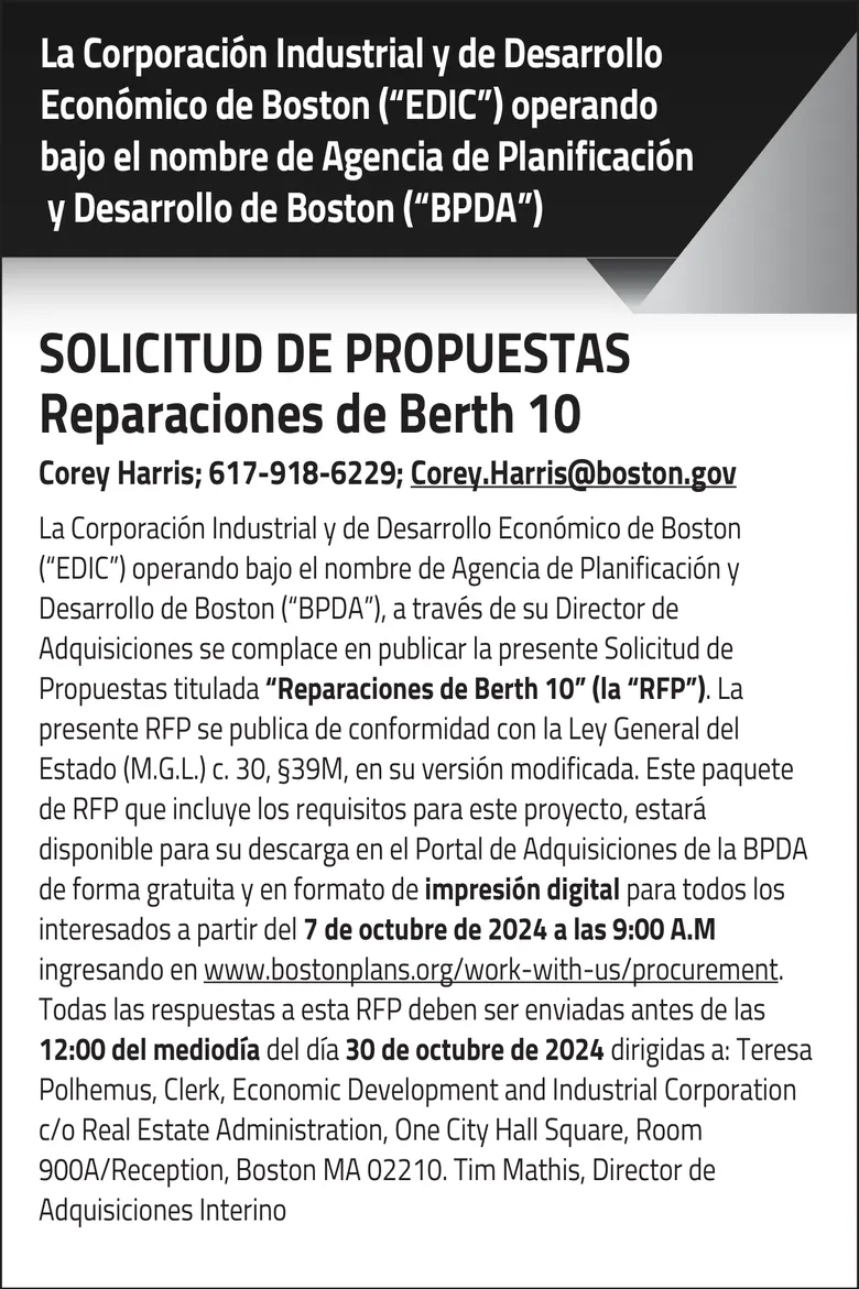 Reparaciones de Berth 10