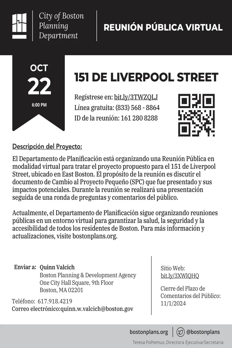 Cierre del Plazo de Comentarios del Público: 11/1/2024