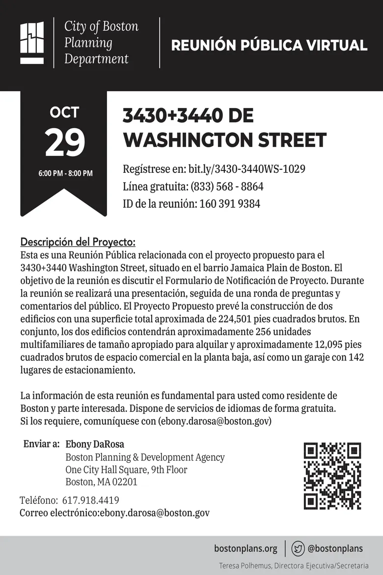 3430+3440 DE WASHINGTON STREET Public Meeting