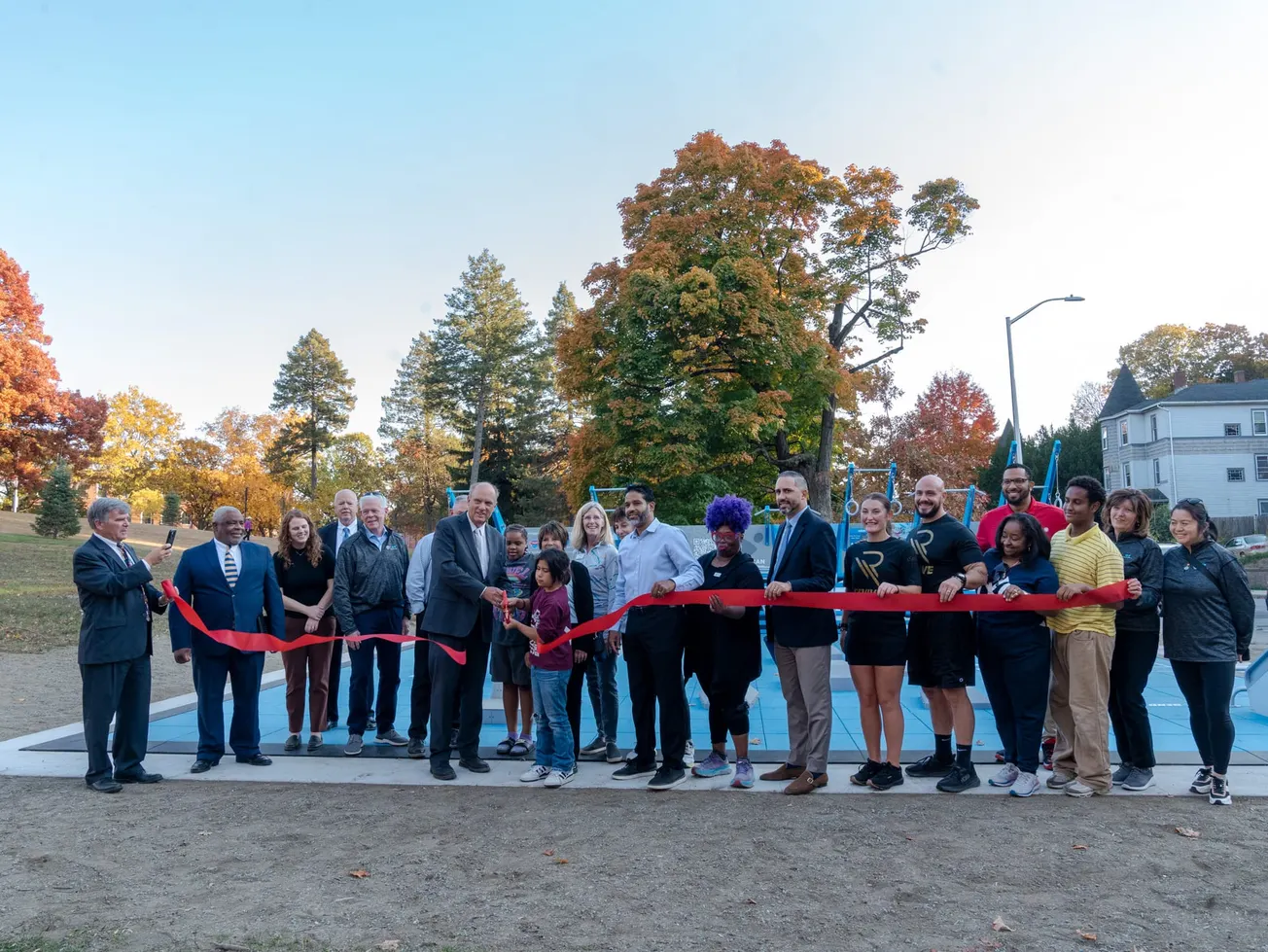 Worcester inaugura un nuevo espacio para ponerse en forma al aire libre