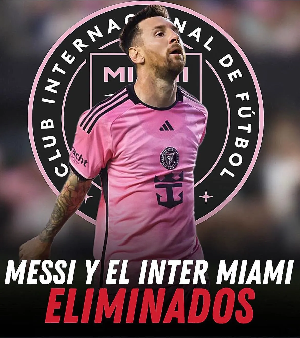 ¡Sorpresa mayúscula en la MLS! El Inter Miami de Lionel Messi fue eliminado en la primer ronda de playoffs por Atlanta United