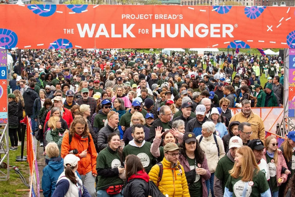 Caminata en solidaridad por la seguridad alimentaria en Massachusetts