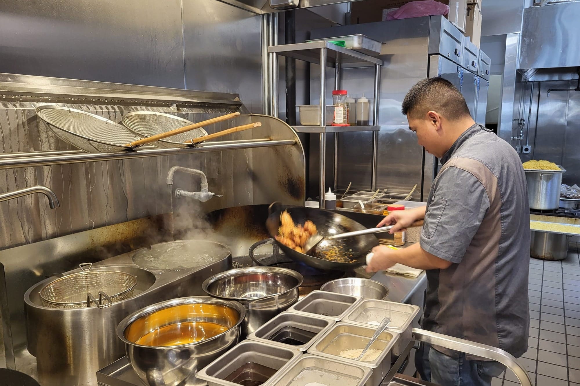 Chef at work.