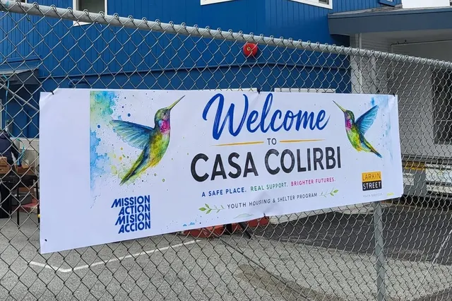 Sign for Casa Colibri.