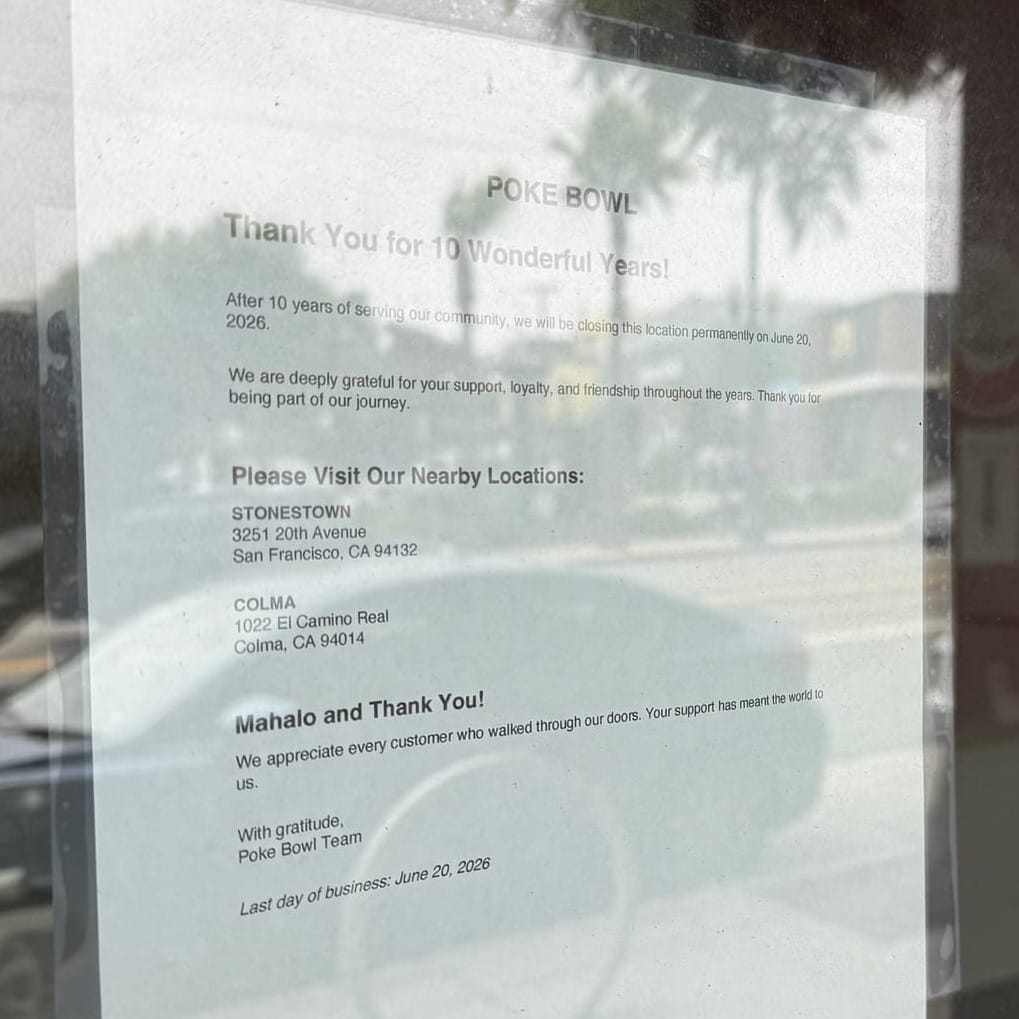 A piece of paper on a door.