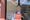 Man with campaign sign.