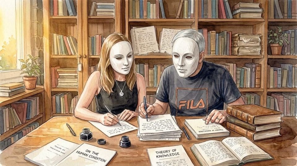 O que aparece quando perdemos as máscaras ?