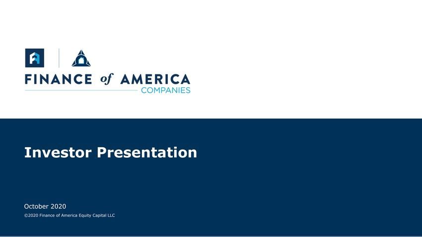 Finance of America