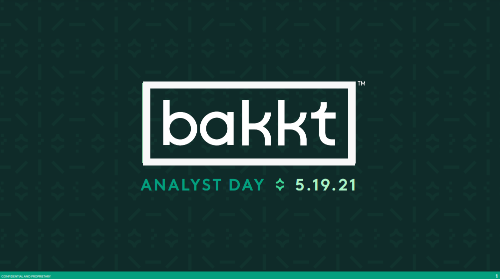 Bakkt Analyst Day Deck