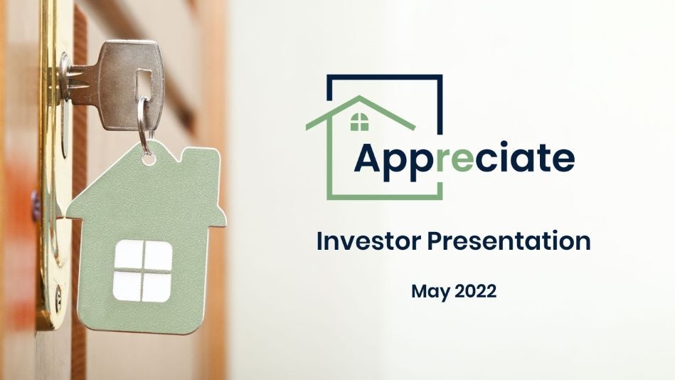 Appreciate (SFR) via PropTech Investment II (PTIC) deck