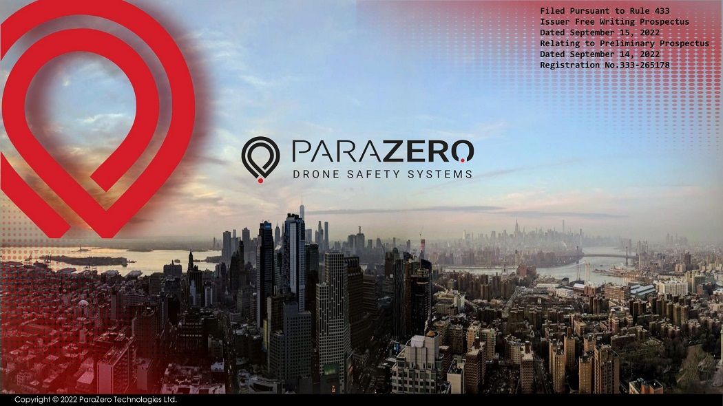 ParaZero Technologies (PRZO) IPO deck