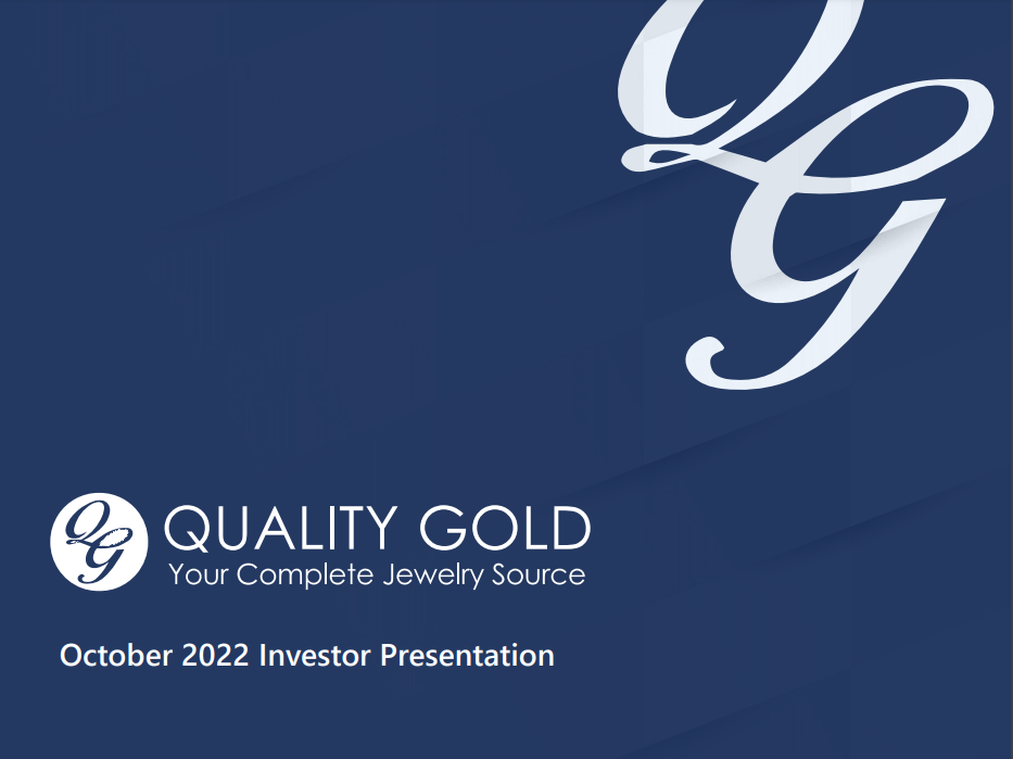Quality Gold (QGLD) via Tastemaker Acq (TMKR) deck