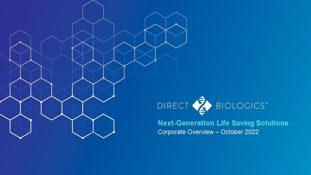 Direct Biologics via Good Works II Acq (GWII) deck