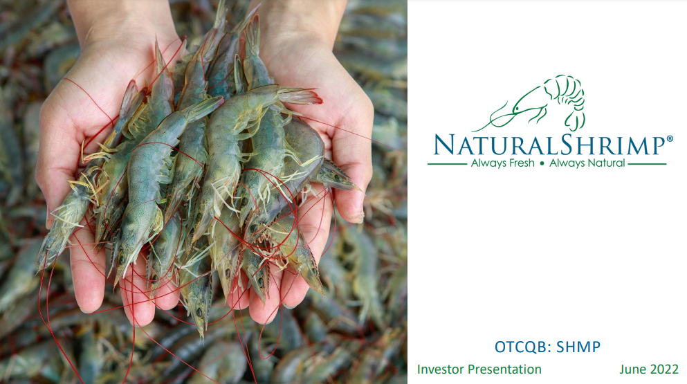 NaturalShrimp via Yotta Acq (YOTA) deck