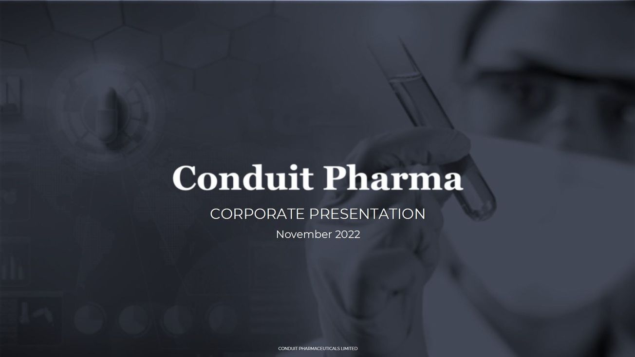 Conduit Pharma (CDT) via Murphy Canyon Acq (MURF) deck