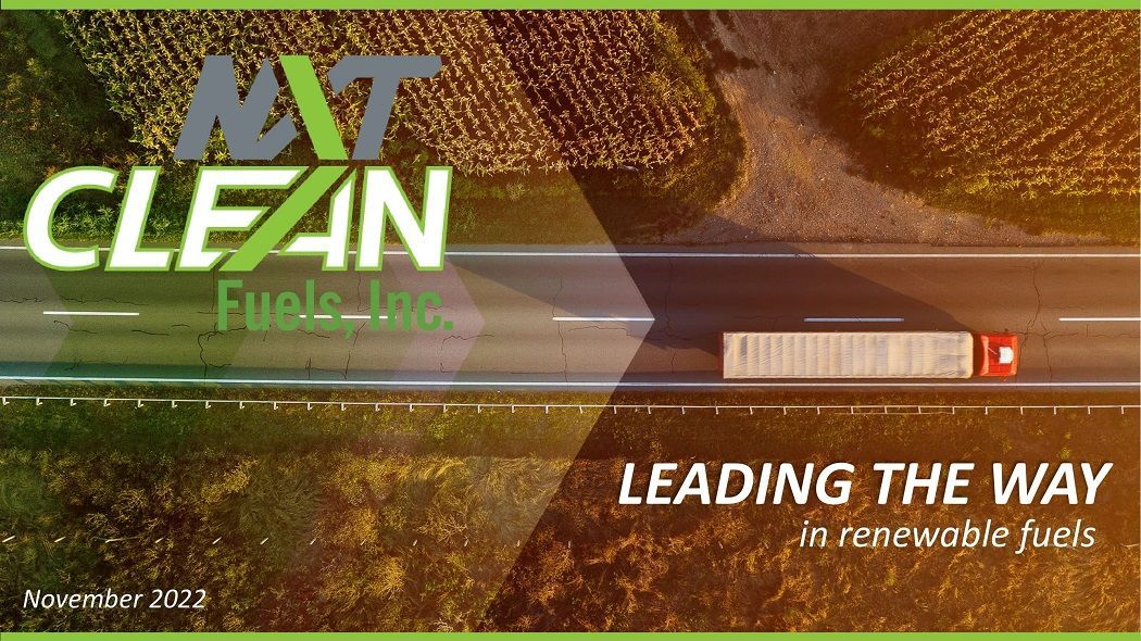 NXTClean Fuels via Industrial Tech II (ITAQ) deck