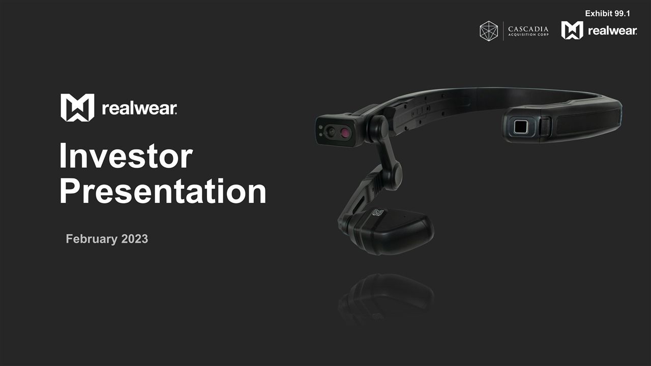 RealWear via Cascadia Acq (CCAI) deck