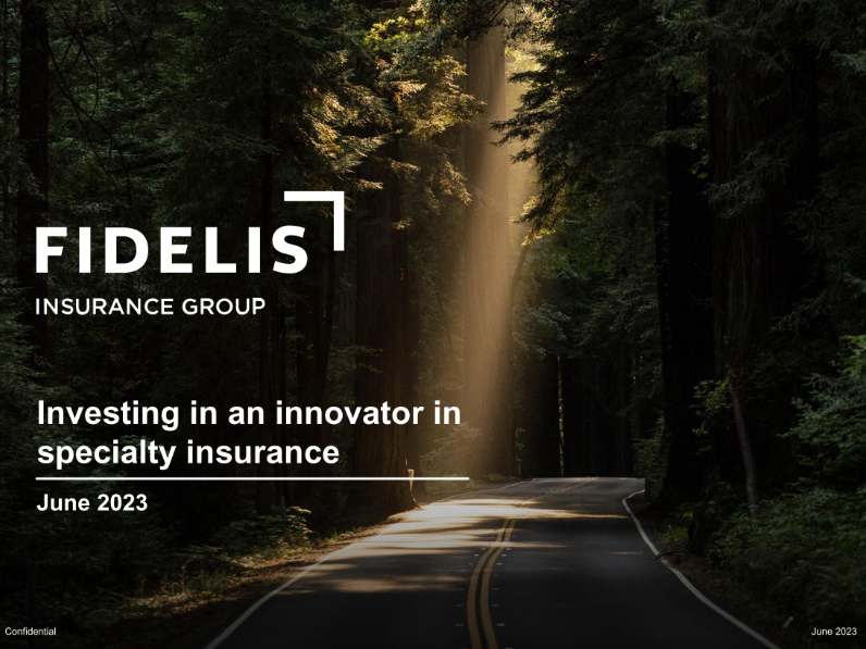 Fidelis Insurance (FIHL) IPO Deck