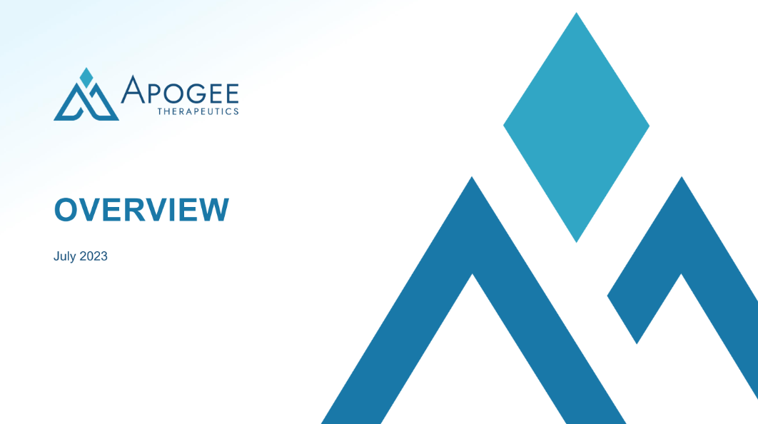 Apogee Therapeutics (APGE) IPO deck