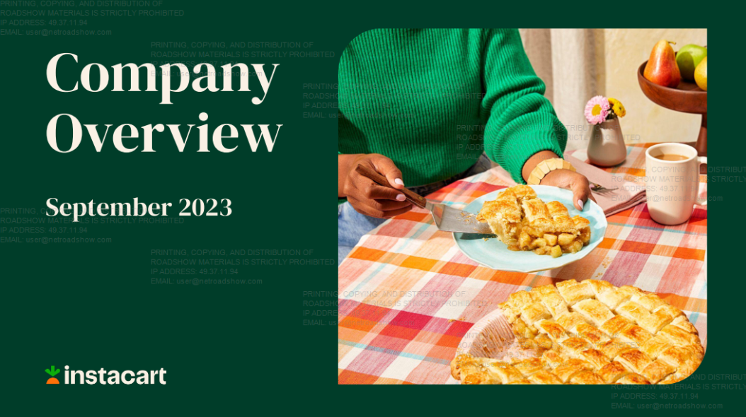 Instacart (CART) IPO deck